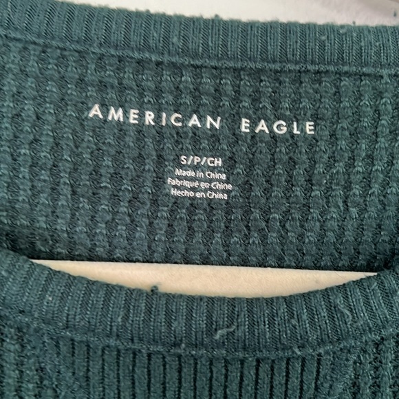 American Eagle Hunter Green Sweater - Picture 3 of 7